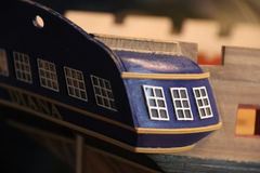 Build photo of the HMS Diana model, 2018-12-16