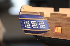 Build photo of the HMS Diana model, 2018-12-16