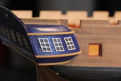Build photo of the HMS Diana model, 2018-12-16
