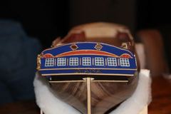 Build photo of the HMS Diana model, 2018-12-16