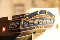 Build photo of the HMS Diana model, 2018-12-16