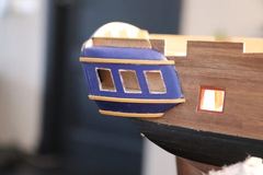 Build photo of the HMS Diana model, 2018-12-16