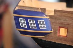 Build photo of the HMS Diana model, 2018-12-16