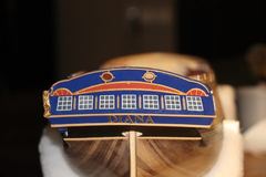 Build photo of the HMS Diana model, 2018-12-16