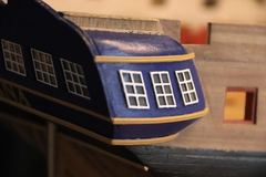Build photo of the HMS Diana model, 2018-12-16