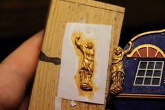 Build photo of the HMS Diana model, 2018-12-17