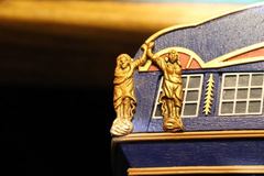 Build photo of the HMS Diana model, 2018-12-17