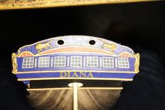 Build photo of the HMS Diana model, 2018-12-19