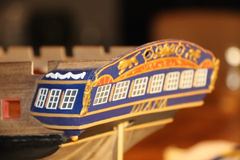 Build photo of the HMS Diana model, 2018-12-20