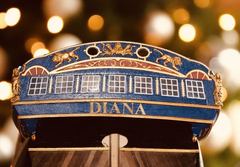 Build photo of the HMS Diana model, 2018-12-22