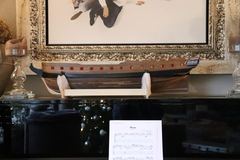 Build photo of the HMS Diana model, 2018-12-23