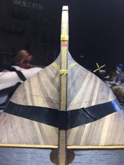 Build photo of the HMS Diana model, 2018-12-27