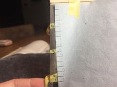 Build photo of the HMS Diana model, 2018-12-27