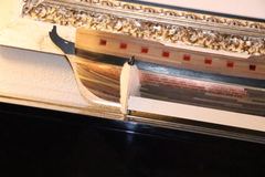 Build photo of the HMS Diana model, 2018-12-30