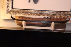 Build photo of the HMS Diana model, 2018-12-30