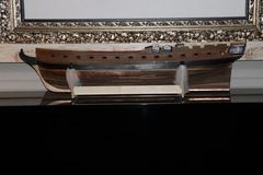 Build photo of the HMS Diana model, 2018-12-30