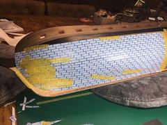 Build photo of the HMS Diana model, 2018-12-30