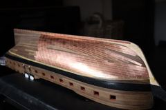 Build photo of the HMS Diana model, 2019-01-01