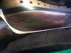 Build photo of the HMS Diana model, 2019-01-02