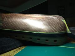 Build photo of the HMS Diana model, 2019-01-05