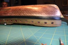 Build photo of the HMS Diana model, 2019-01-13