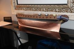 Build photo of the HMS Diana model, 2019-02-09