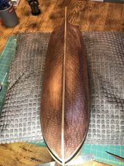 Build photo of the HMS Diana model, 2019-03-10