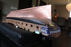 Build photo of the HMS Diana model, 2019-03-16