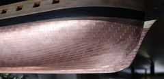 Build photo of the HMS Diana model, 2019-03-16