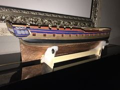 Build photo of the HMS Diana model, 2019-03-24