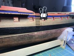 Build photo of the HMS Diana model, 2019-09-15