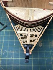 Build photo of the HMS Diana model, 2019-11-03