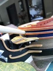 Build photo of the HMS Diana model, 2019-11-09