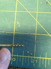 Build photo of the HMS Diana model, 2019-11-30