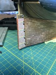 Build photo of the HMS Diana model, 2019-11-30