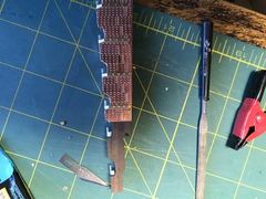 Build photo of the HMS Diana model, 2019-11-30