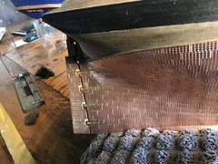 Build photo of the HMS Diana model, 2019-12-14