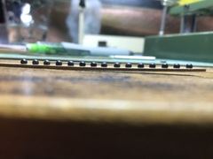 Build photo of the HMS Diana model, 2019-12-21