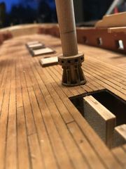 Build photo of the HMS Diana model, 2019-12-26