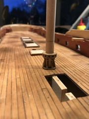 Build photo of the HMS Diana model, 2019-12-26
