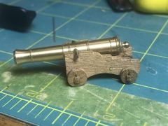 Build photo of the HMS Diana model, 2019-12-29