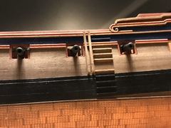 Build photo of the HMS Diana model, 2020-01-09