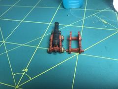Build photo of the HMS Diana model, 2020-01-10
