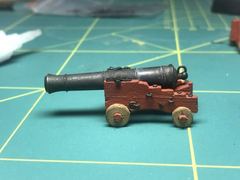 Build photo of the HMS Diana model, 2020-01-10