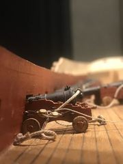 Build photo of the HMS Diana model, 2020-02-08