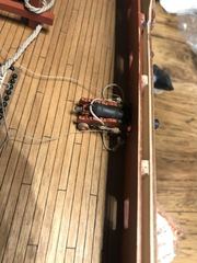 Build photo of the HMS Diana model, 2020-03-08