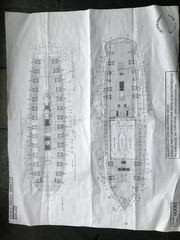 Build photo of the HMS Diana model, 2020-07-25