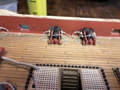 Build photo of the HMS Diana model, 2020-10-03