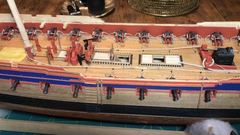Build photo of the HMS Diana model, 2020-10-19