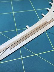 Build photo of the HMS Diana model, 2020-12-20